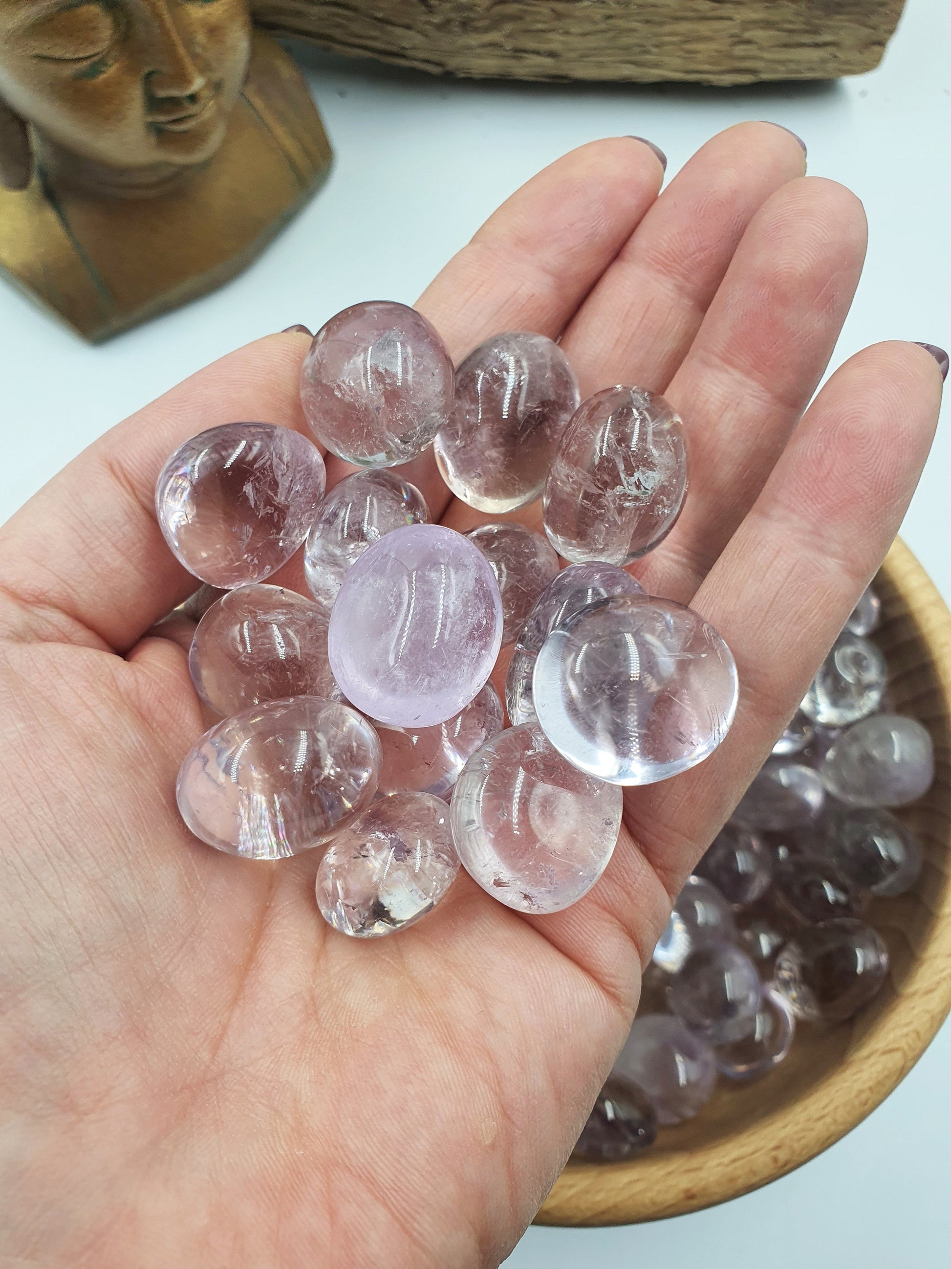 Light Amethyst Mini Tumbles - 3x