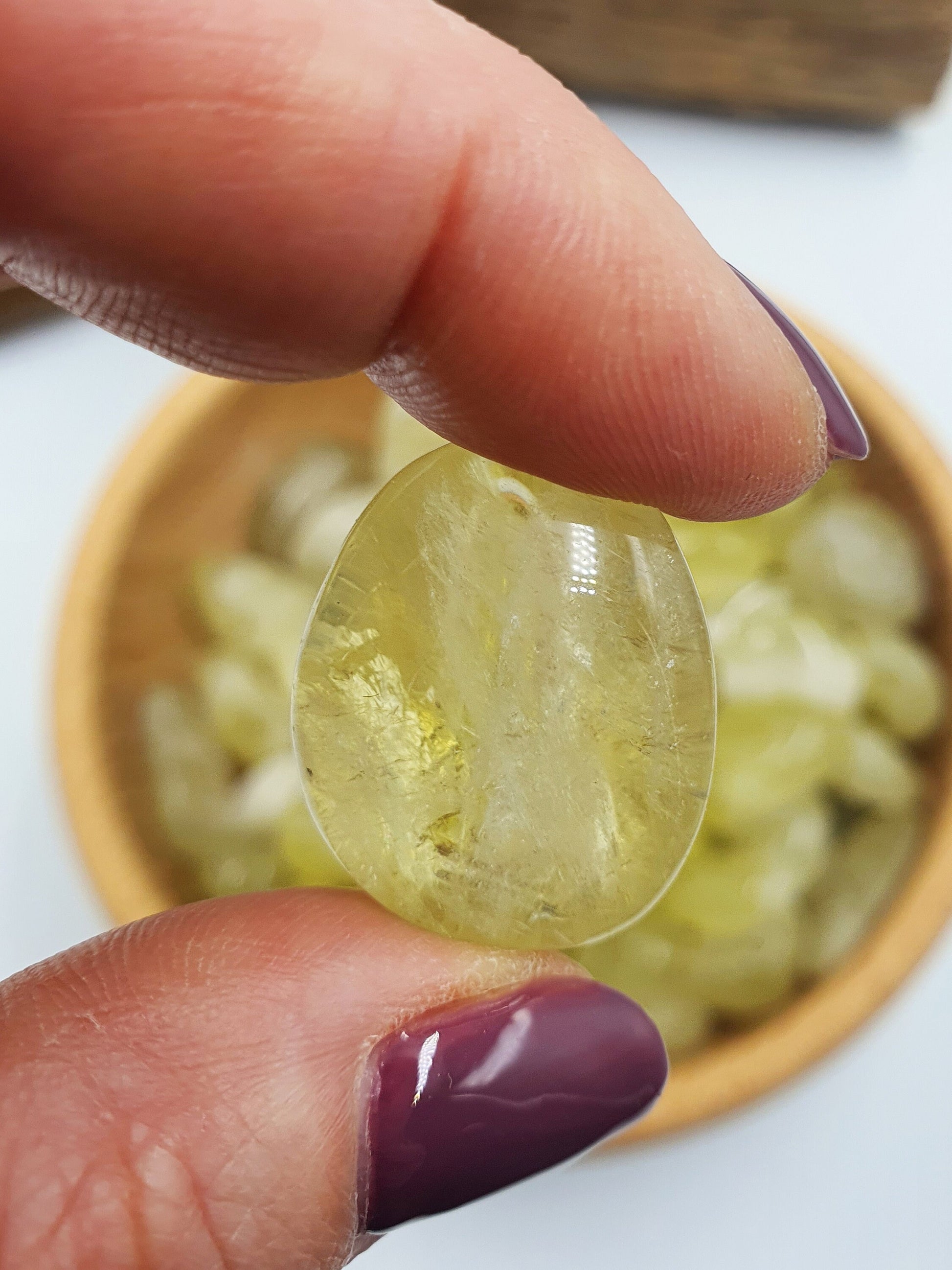Lemon Quartz Tumbles