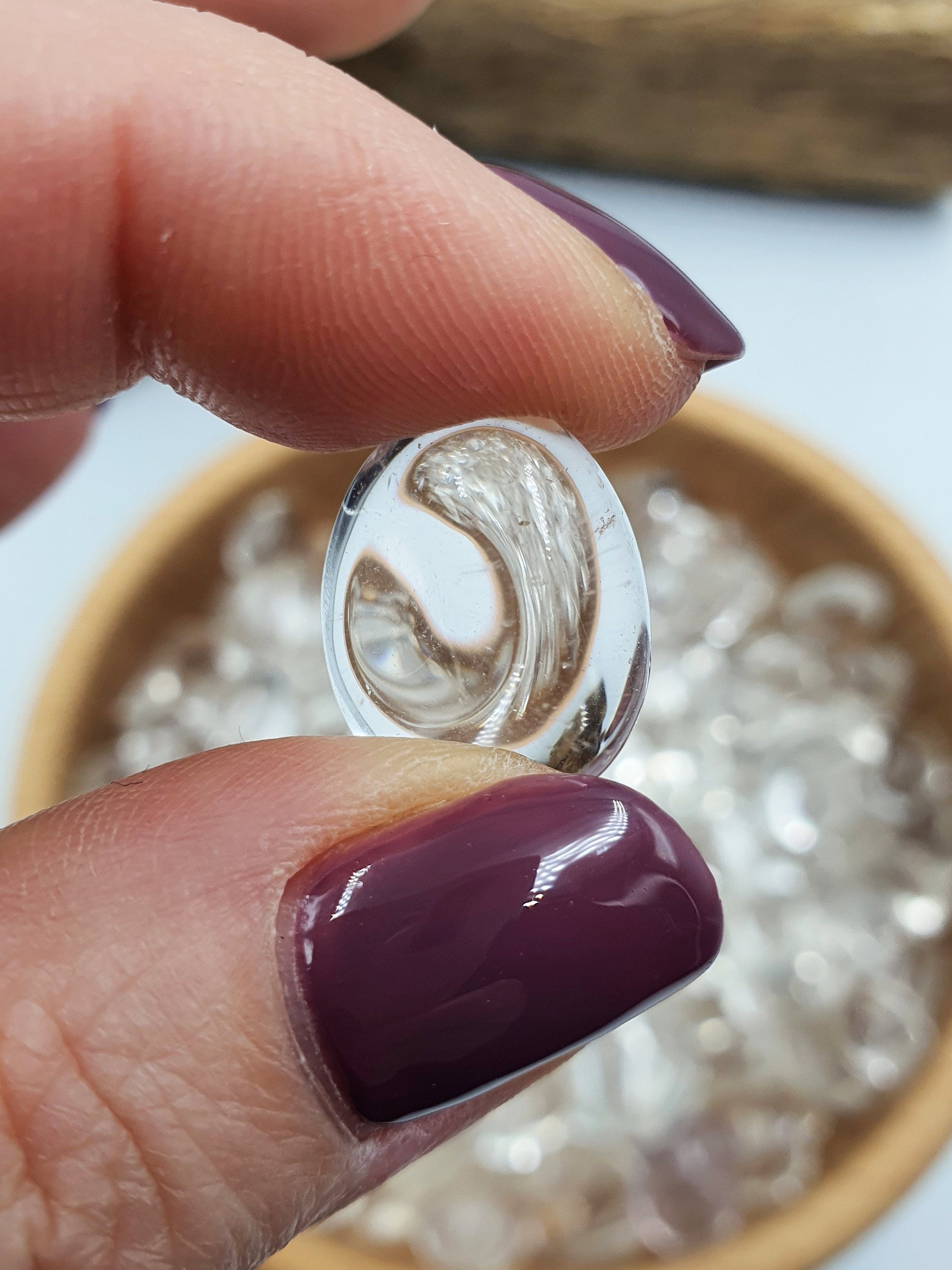 5x Clear Quartz Mini Tumbles
