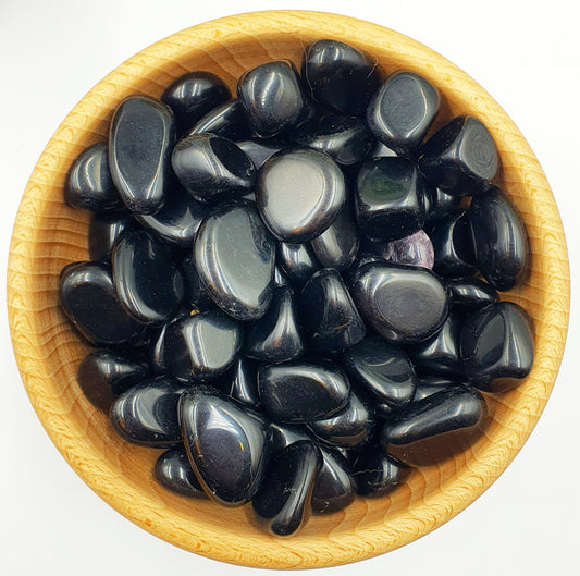 Black Obsidian Crystal Tumbles
