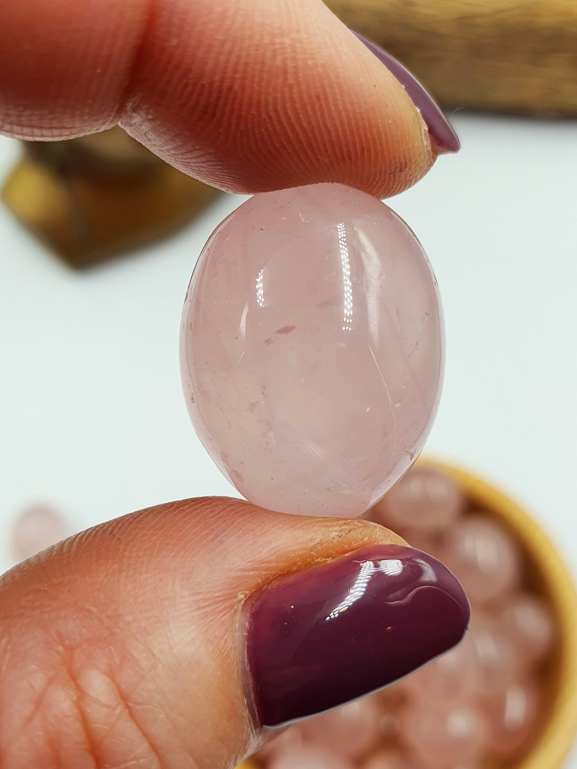 Star Rose Quartz Tumbles