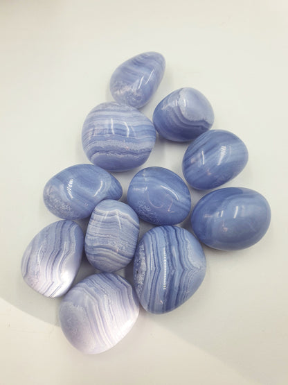 High Quality Blue Lace Agate Tumbles