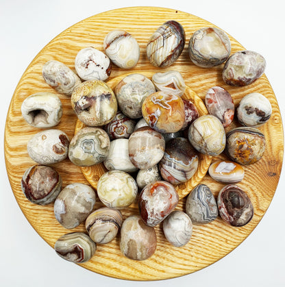Mexican Crazy Lace Agate Tumbles