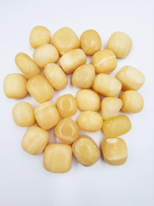 Yellow Calcite Tumbles