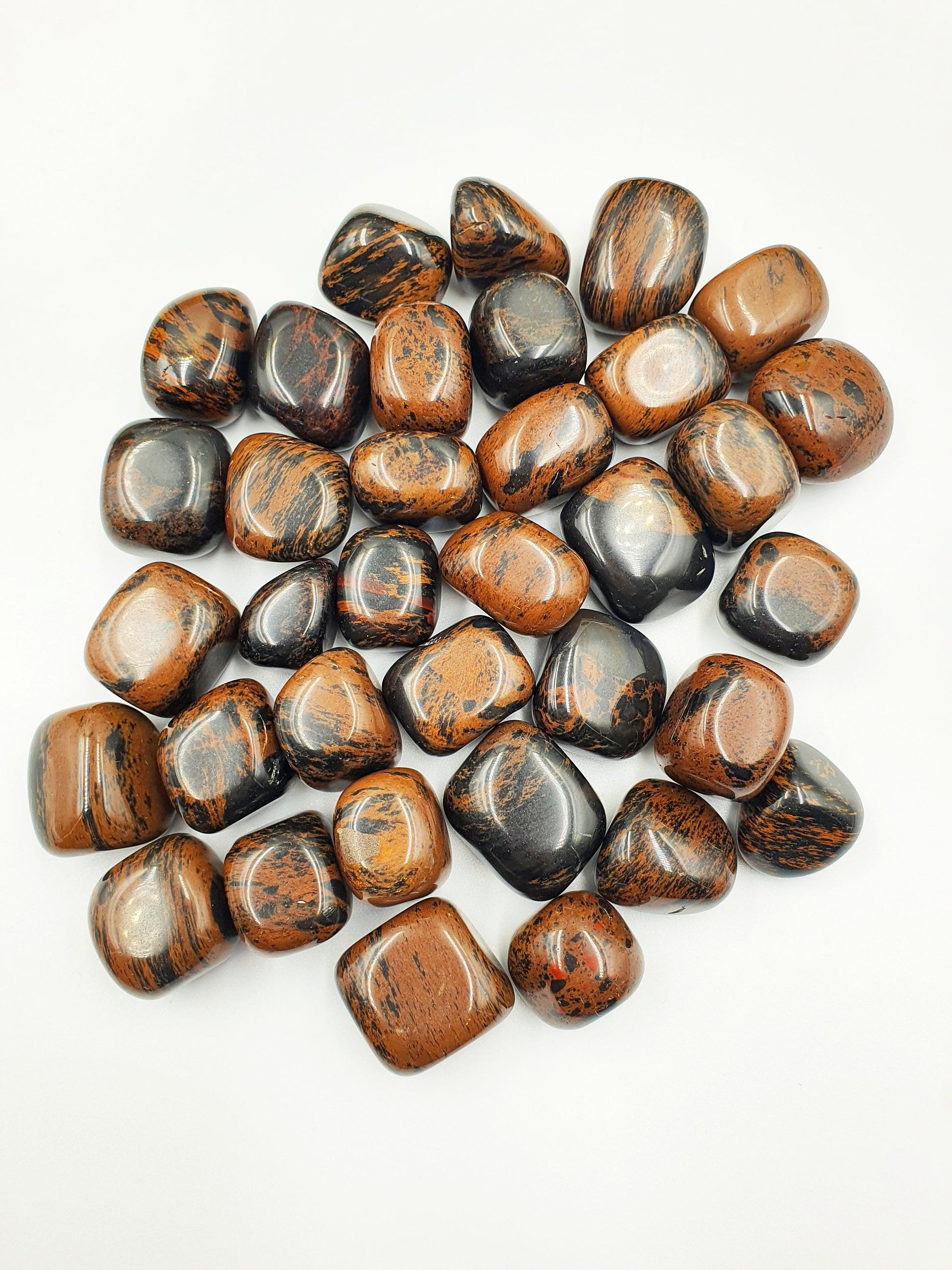 Mahogany Obsidian Tumbles