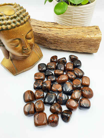 Mahogany Obsidian Tumbles
