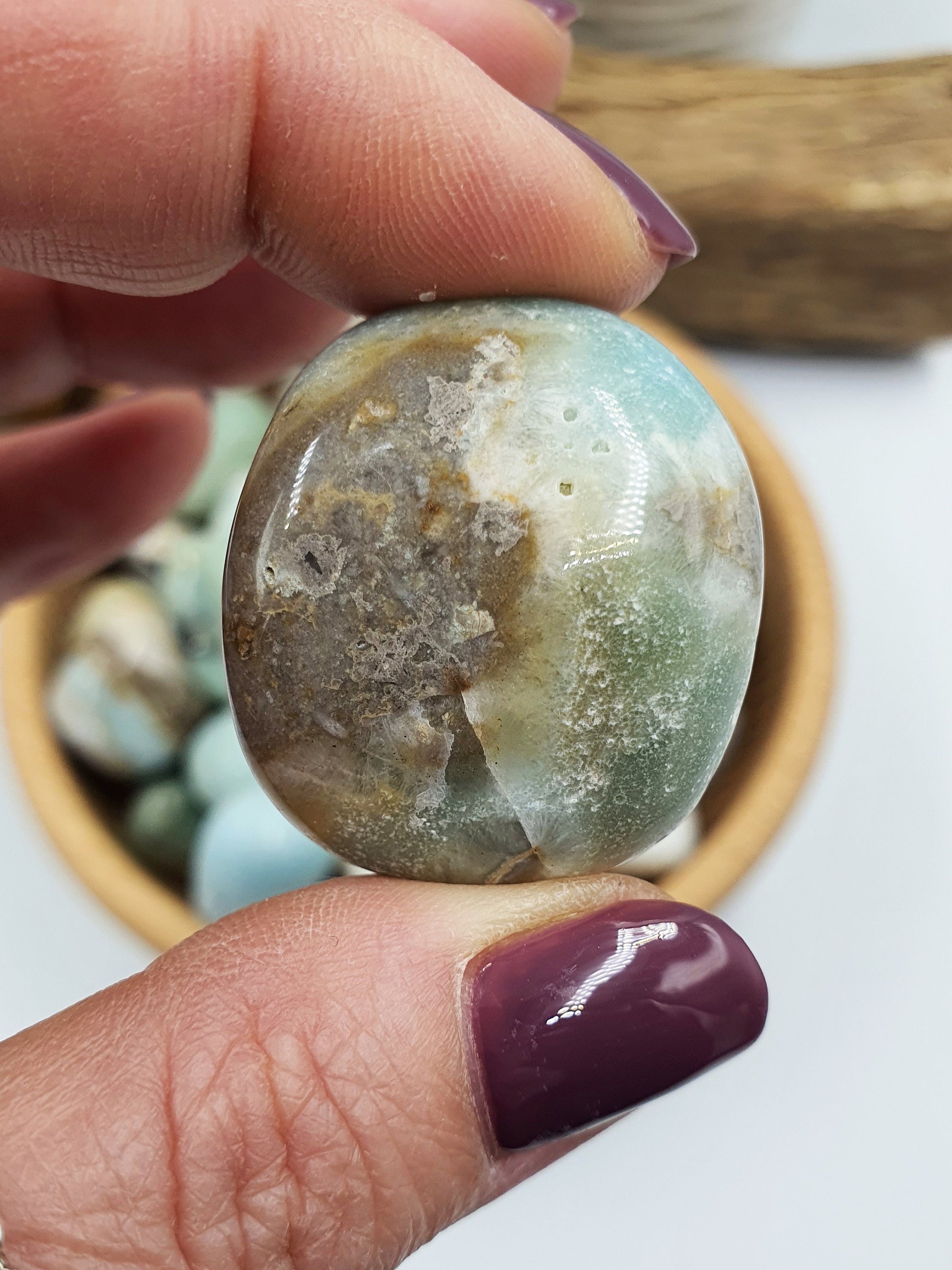 Lovely Caribbean Calcite Crystal Tumbles
