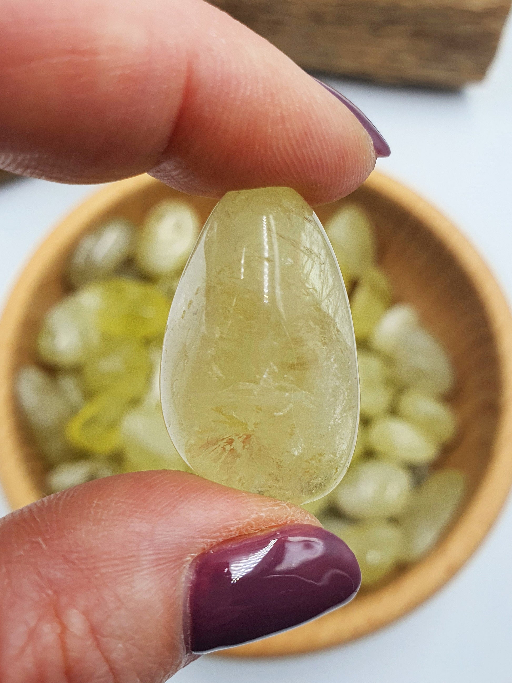 Lemon Quartz Tumbles