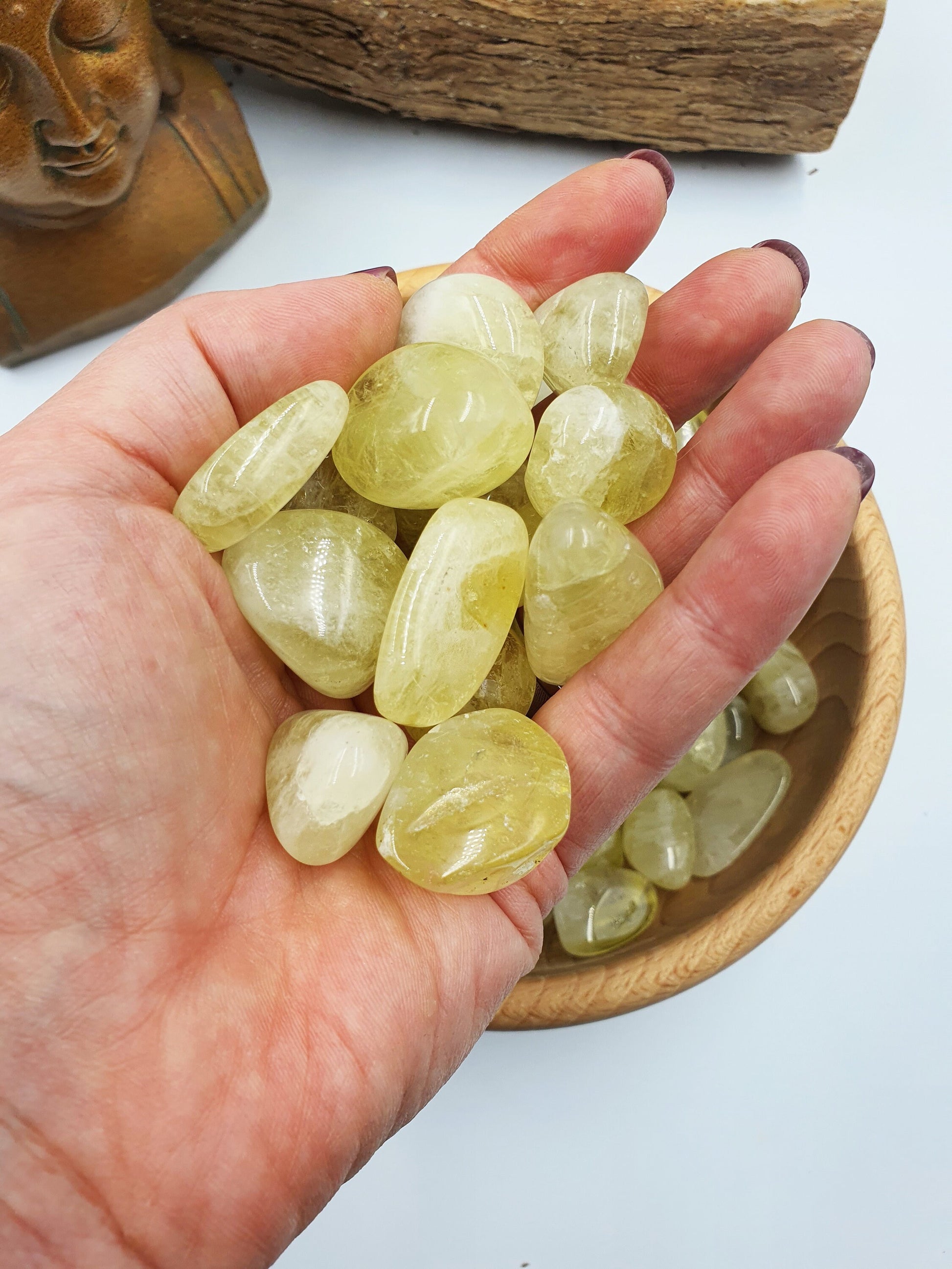 Lemon Quartz Tumbles