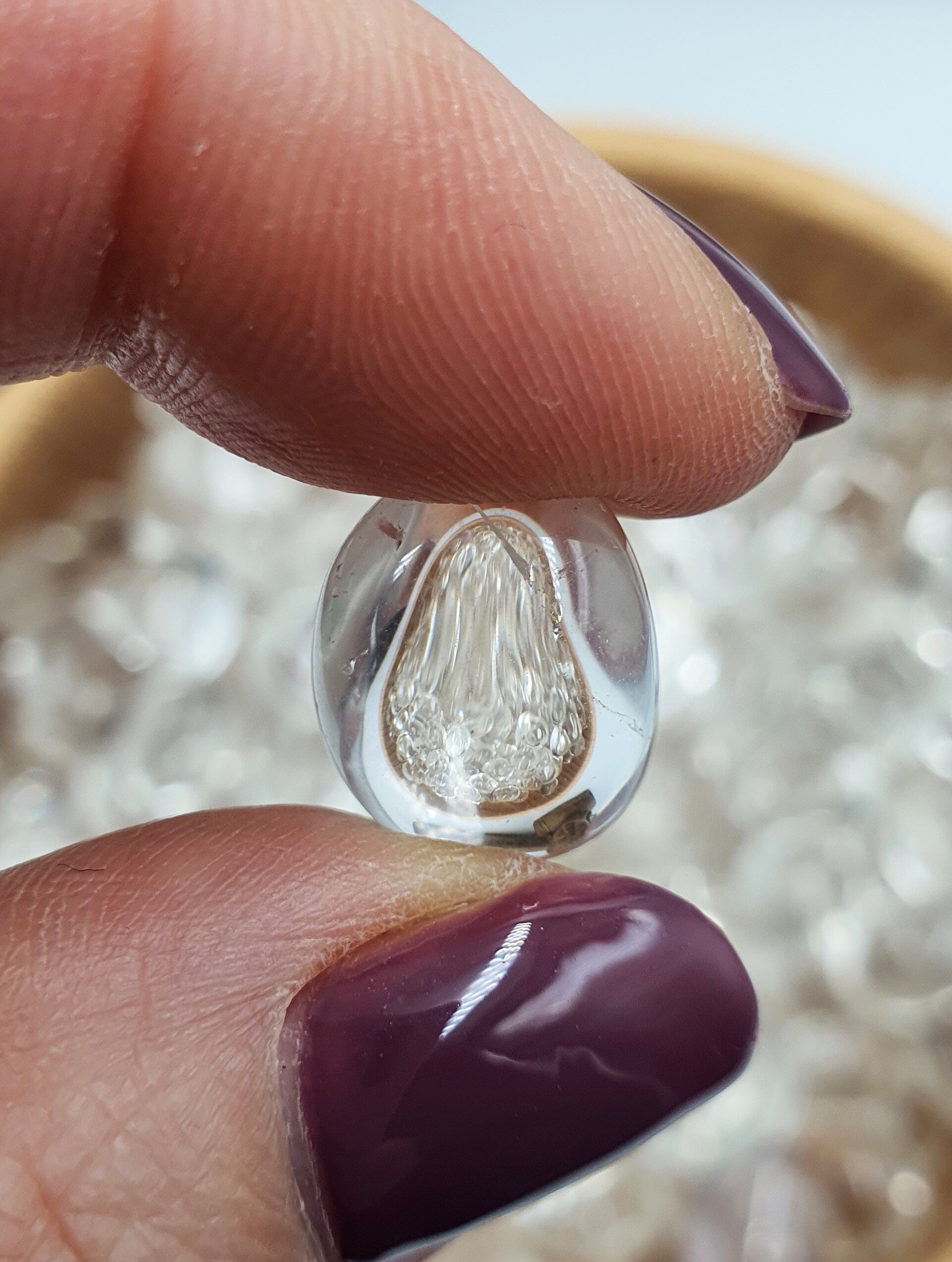 5x Clear Quartz Mini Tumbles