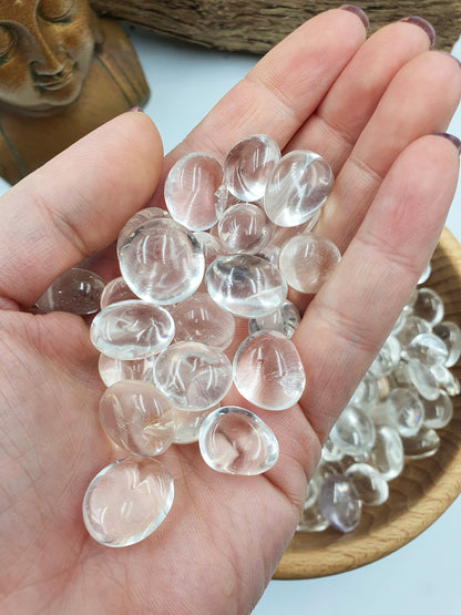 5x Clear Quartz Mini Tumbles