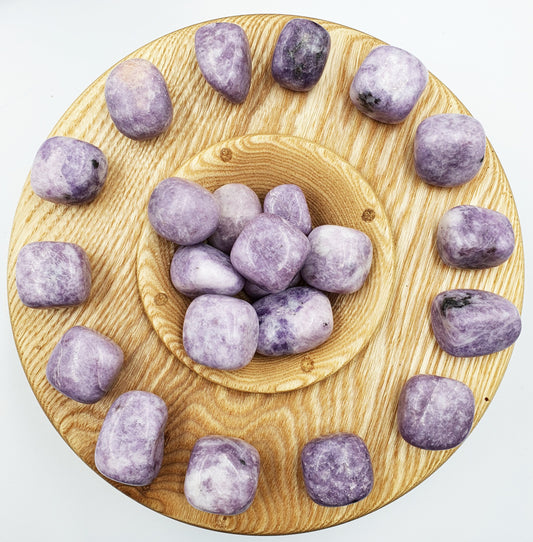Lepidolite Tumbles