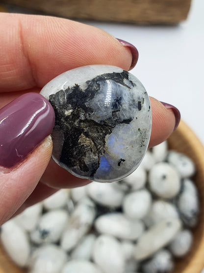 Rainbow Moonstone Tumbles