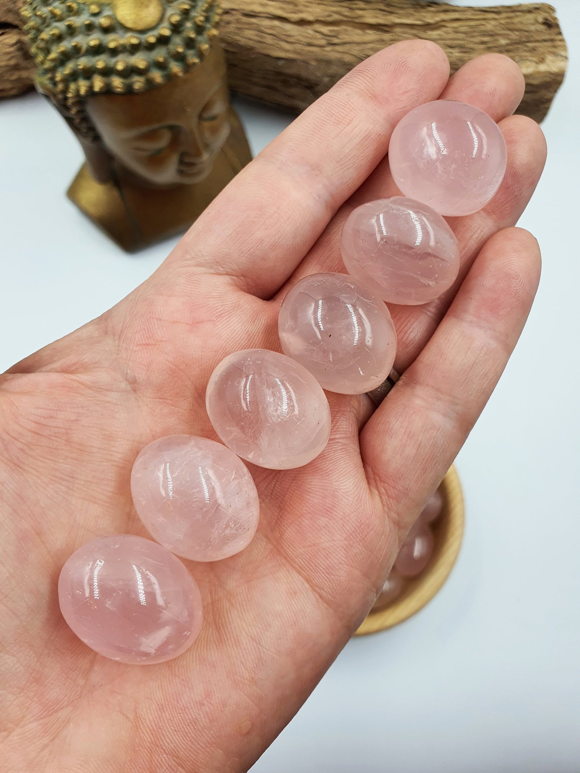 Star Rose Quartz Tumbles