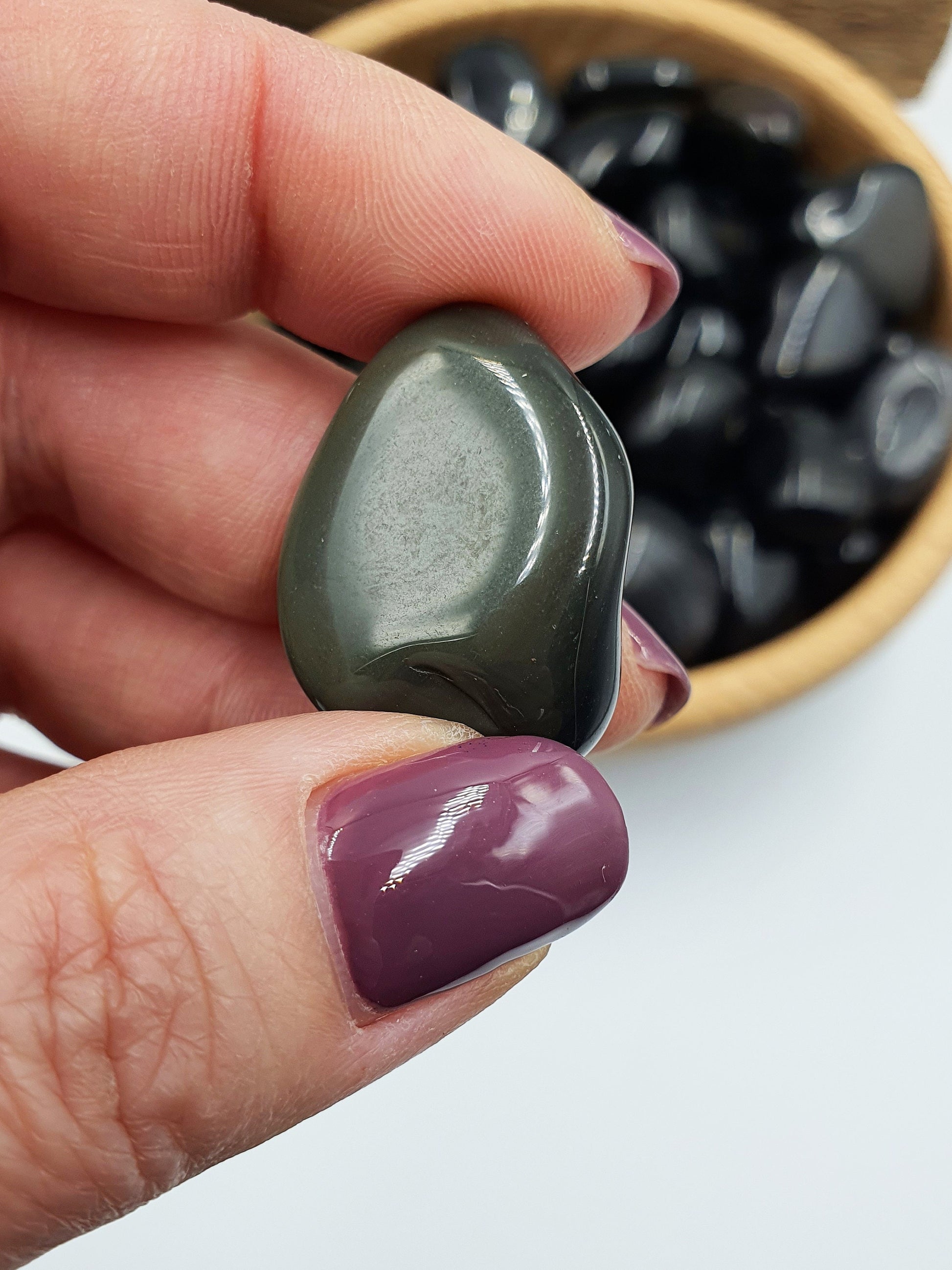 Rainbow Obsidian Tumbles