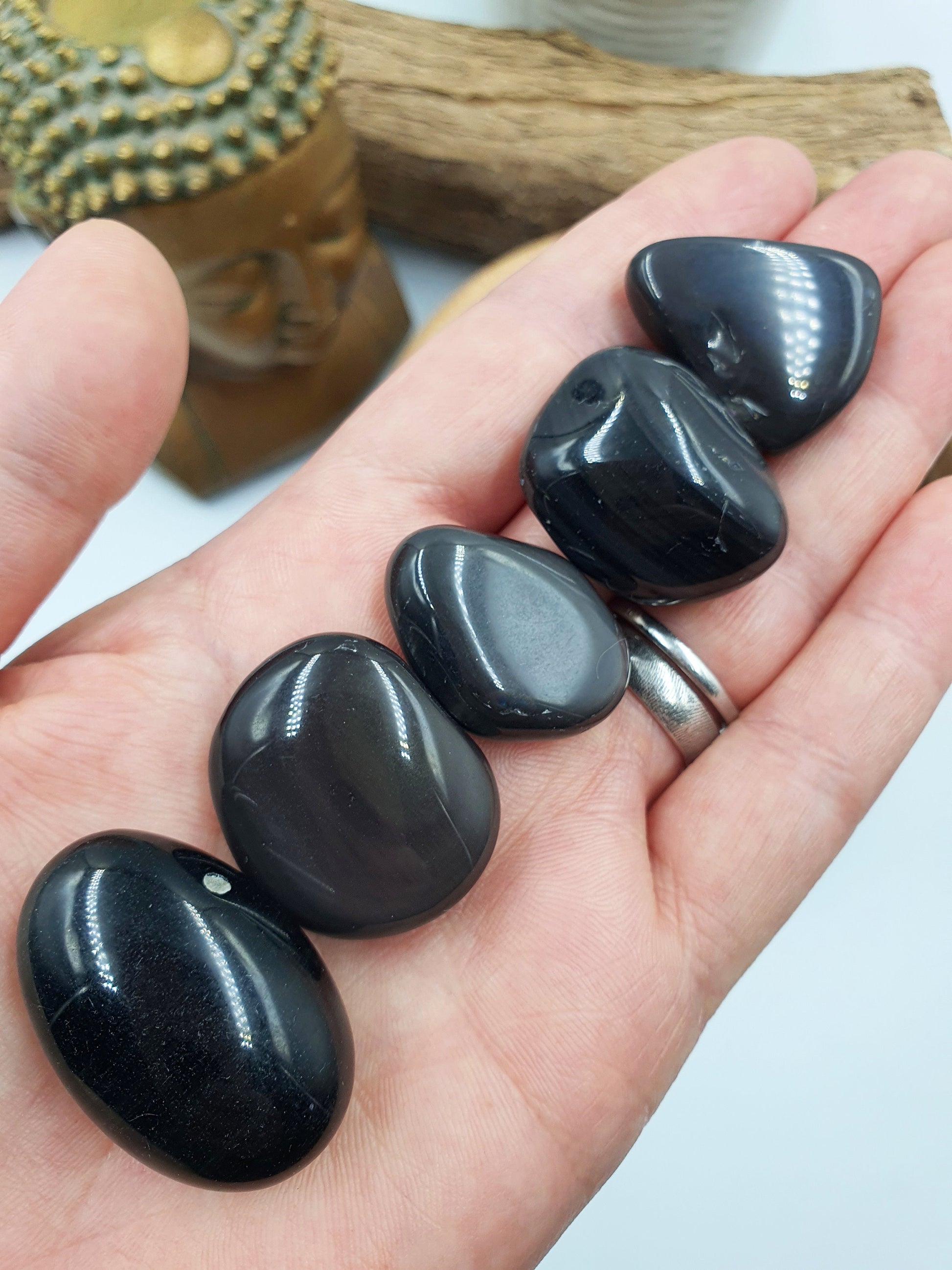 Rainbow Obsidian Tumbles