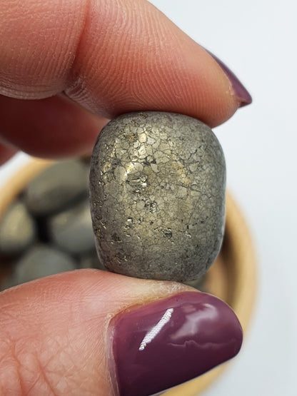 Pyrite Crystal Tumbles