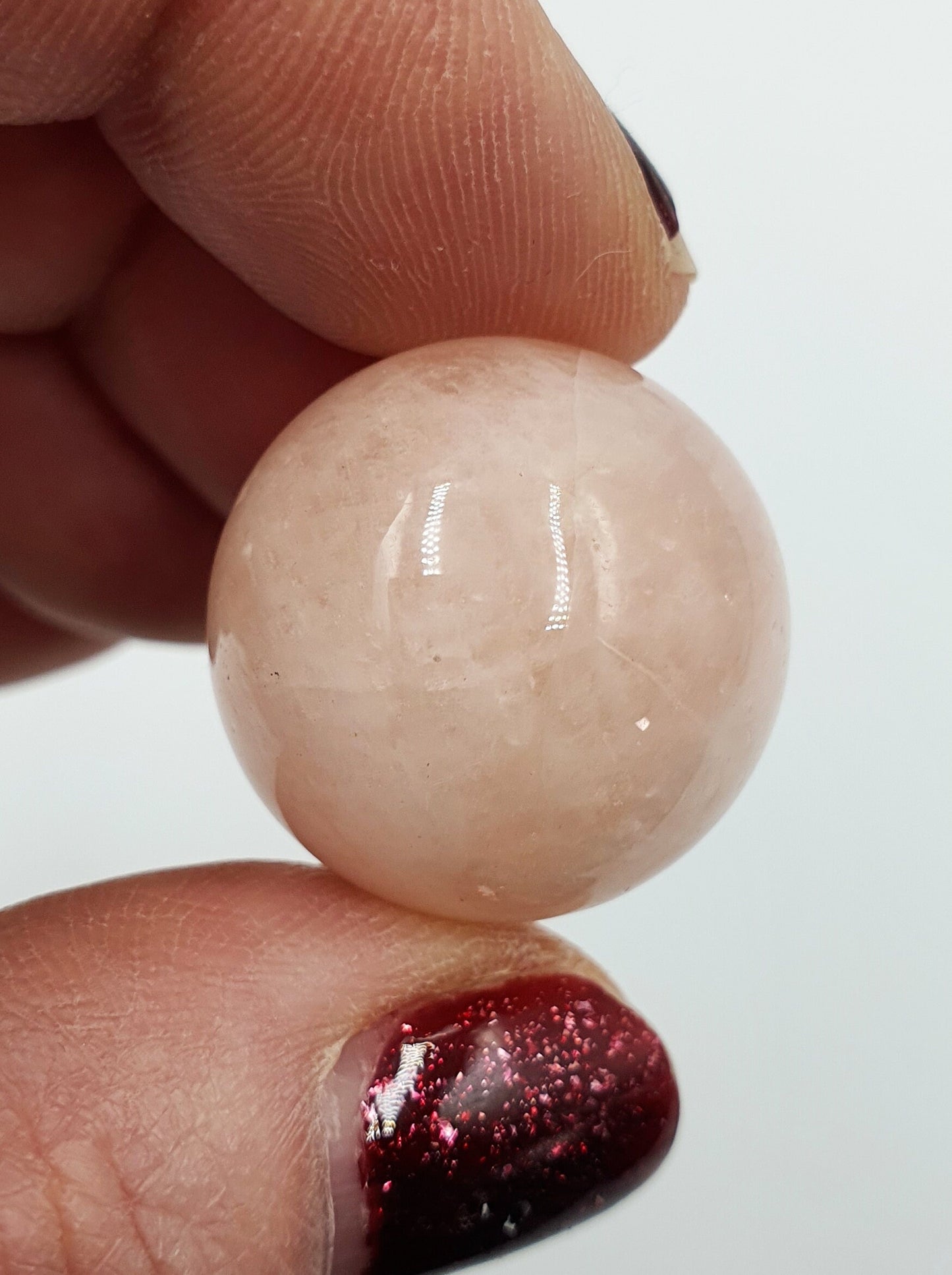 Morganite Mini Sphere - 21mm
