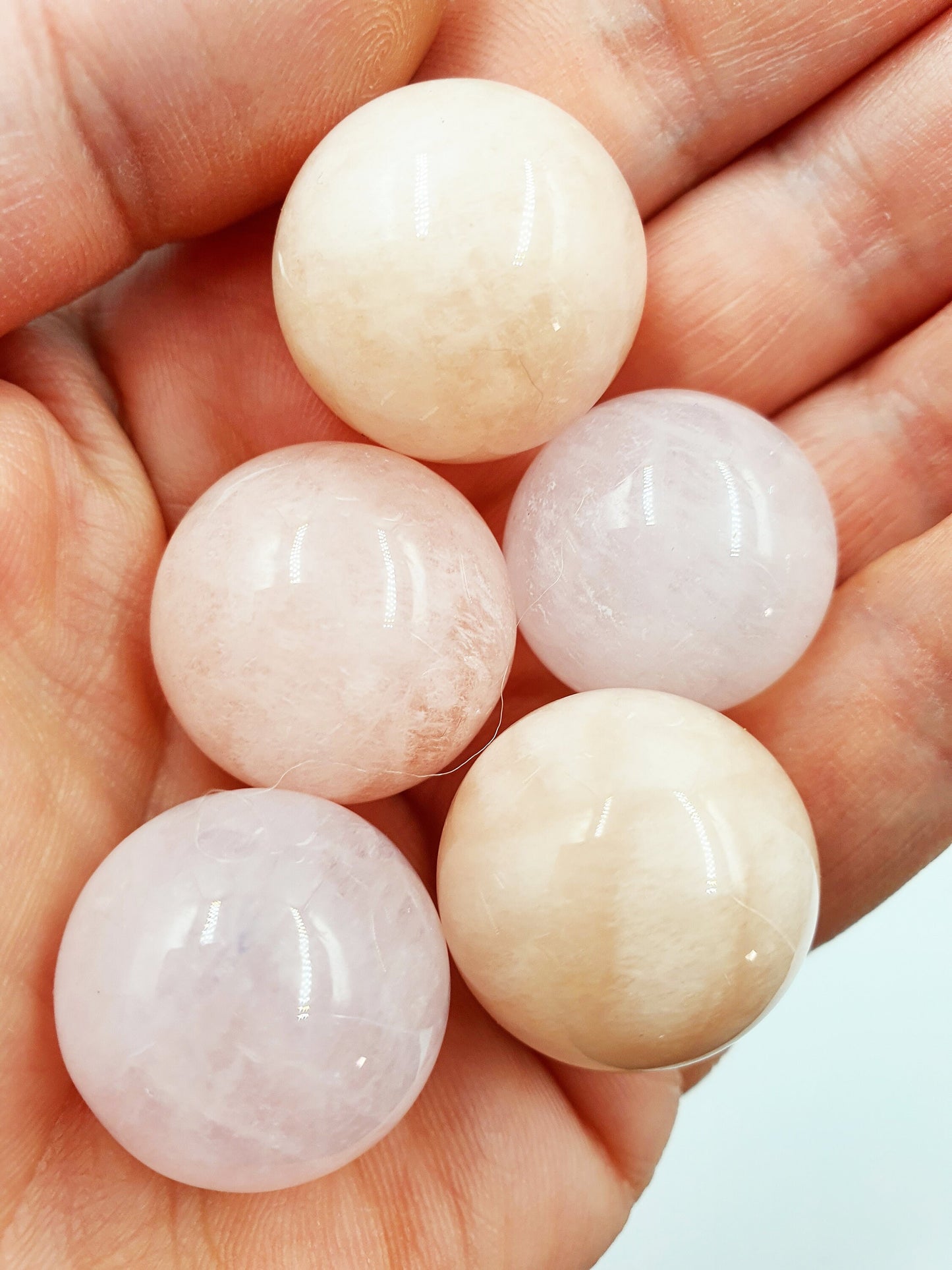 Morganite Mini Sphere - 21mm