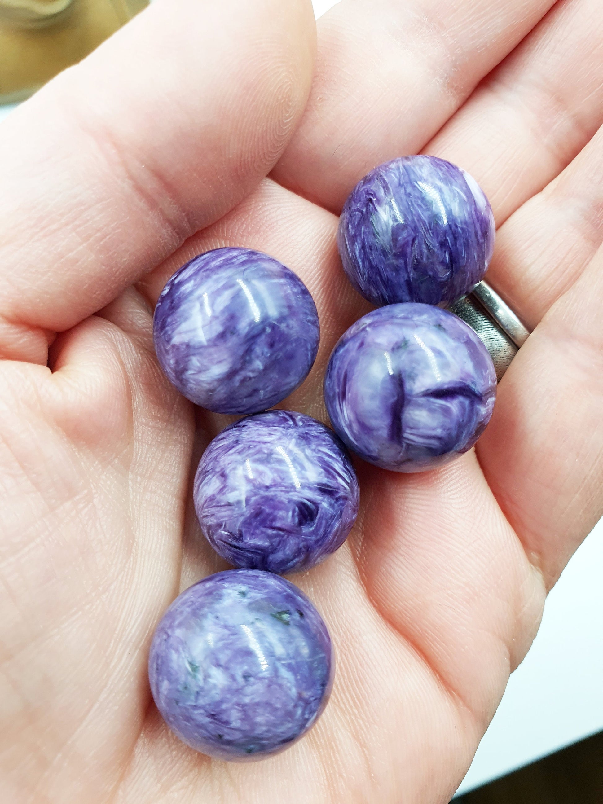 Charoite Mini Sphere - 18mm