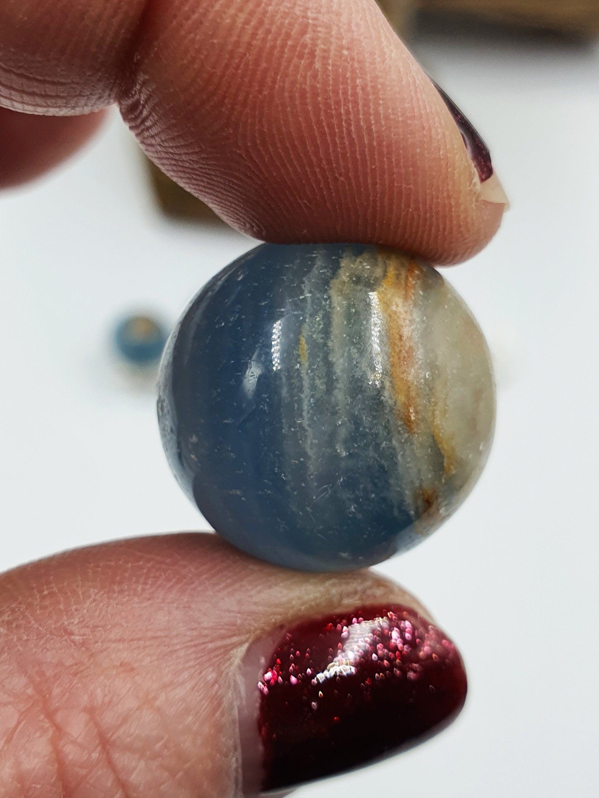 A Grade Blue Onyx Mini Crystal Sphere - 20mm