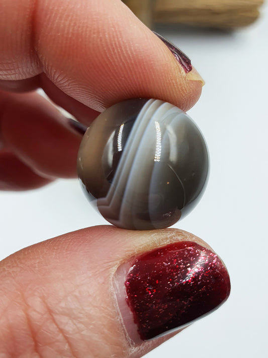 Botswana Agate Mini Crystal Sphere - approx 19mm