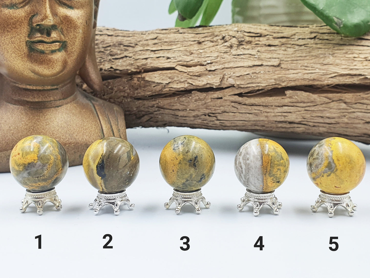 Beautiful High Grade Bumblebee Jasper Mini Spheres!
