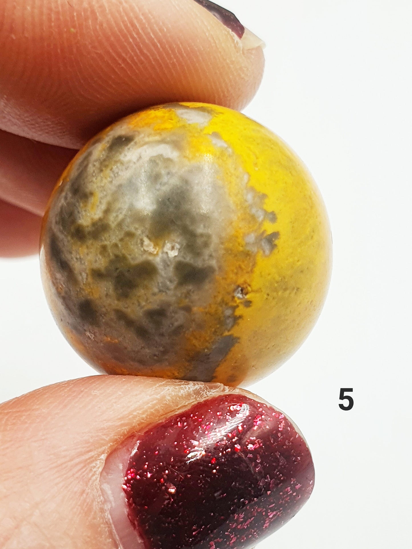 Beautiful High Grade Bumblebee Jasper Mini Spheres!
