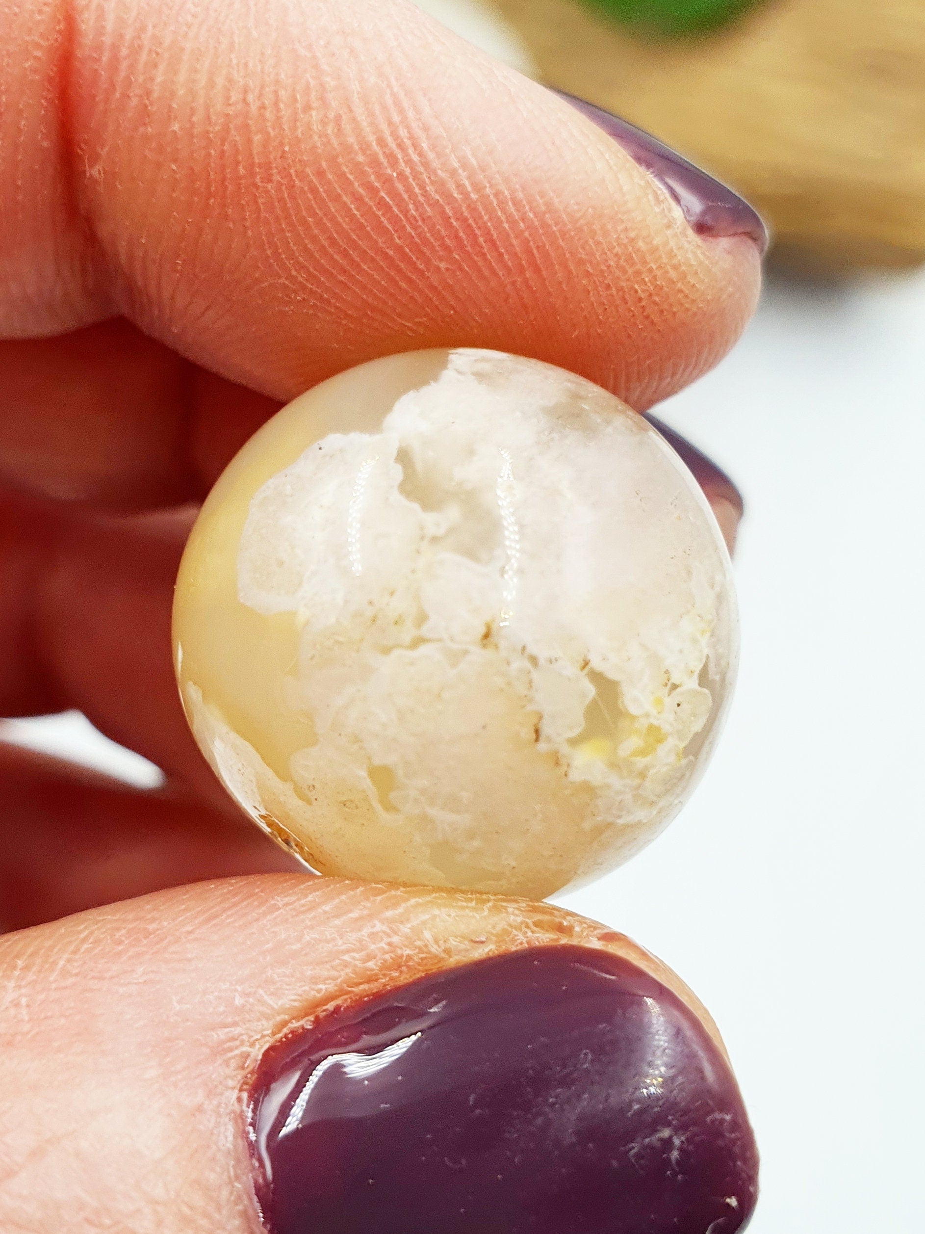 Flower Agate Mini Sphere -Only Small left in stock.