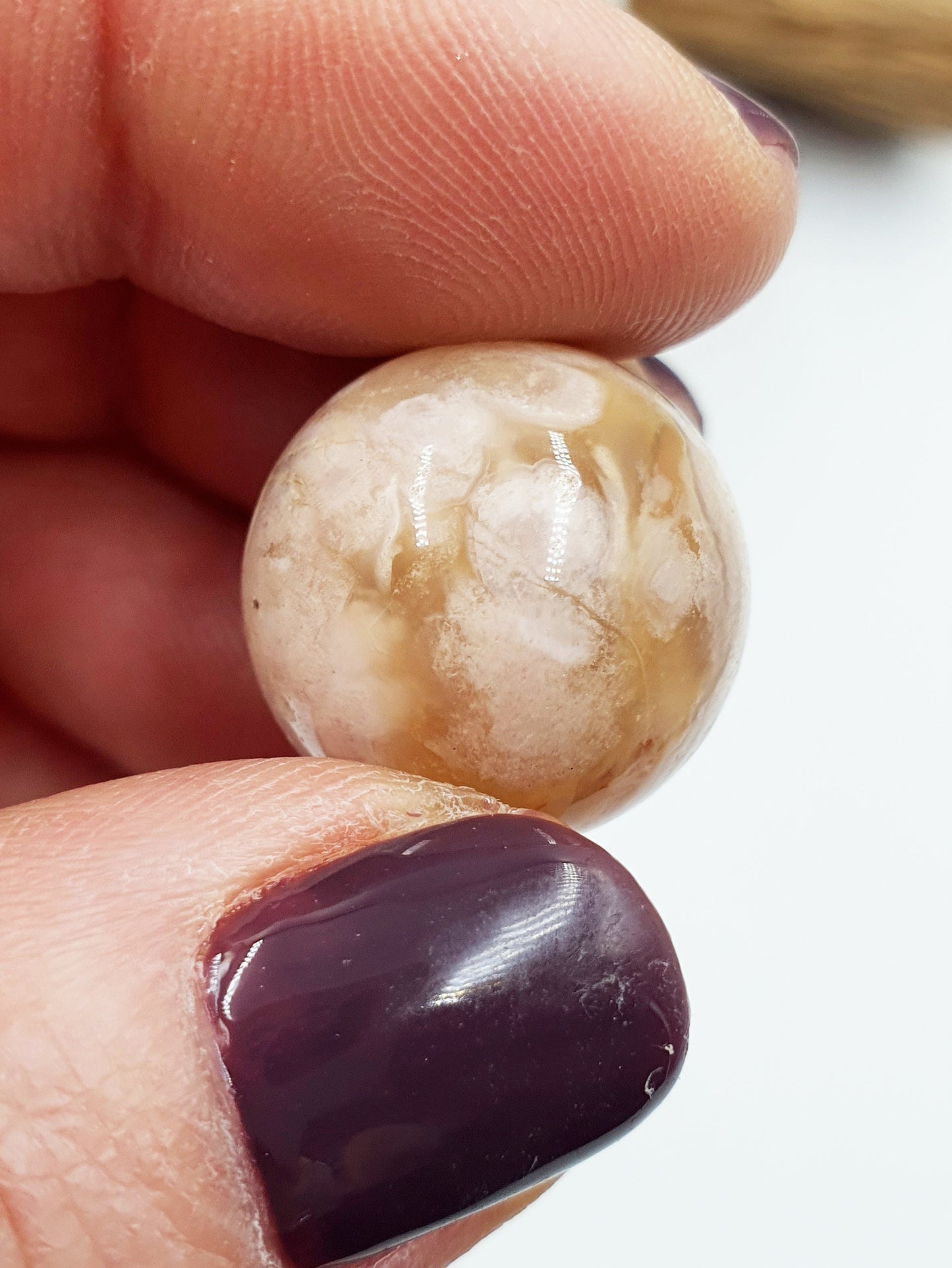 Flower Agate Mini Sphere -Only Small left in stock.
