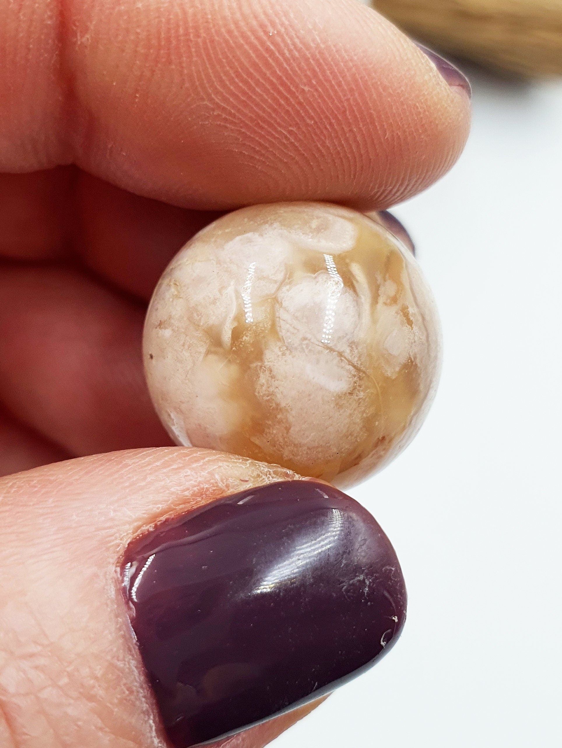 Flower Agate Mini Sphere -Only Small left in stock.