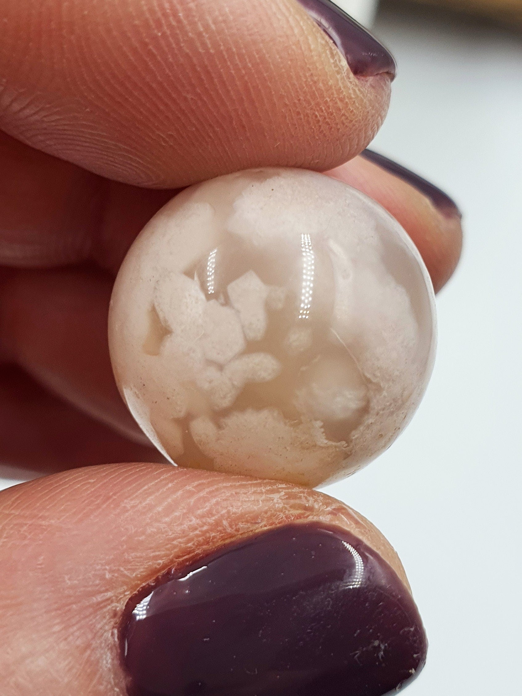 Flower Agate Mini Sphere -Only Small left in stock.