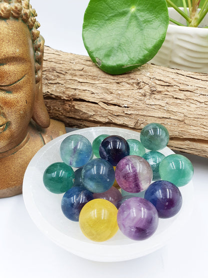 Fluorite Mini Sphere - approx 20mm