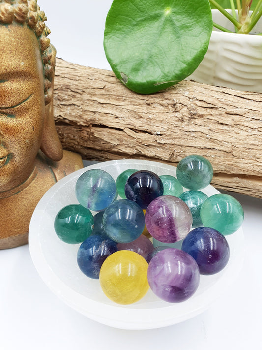 Fluorite Mini Sphere - approx 20mm