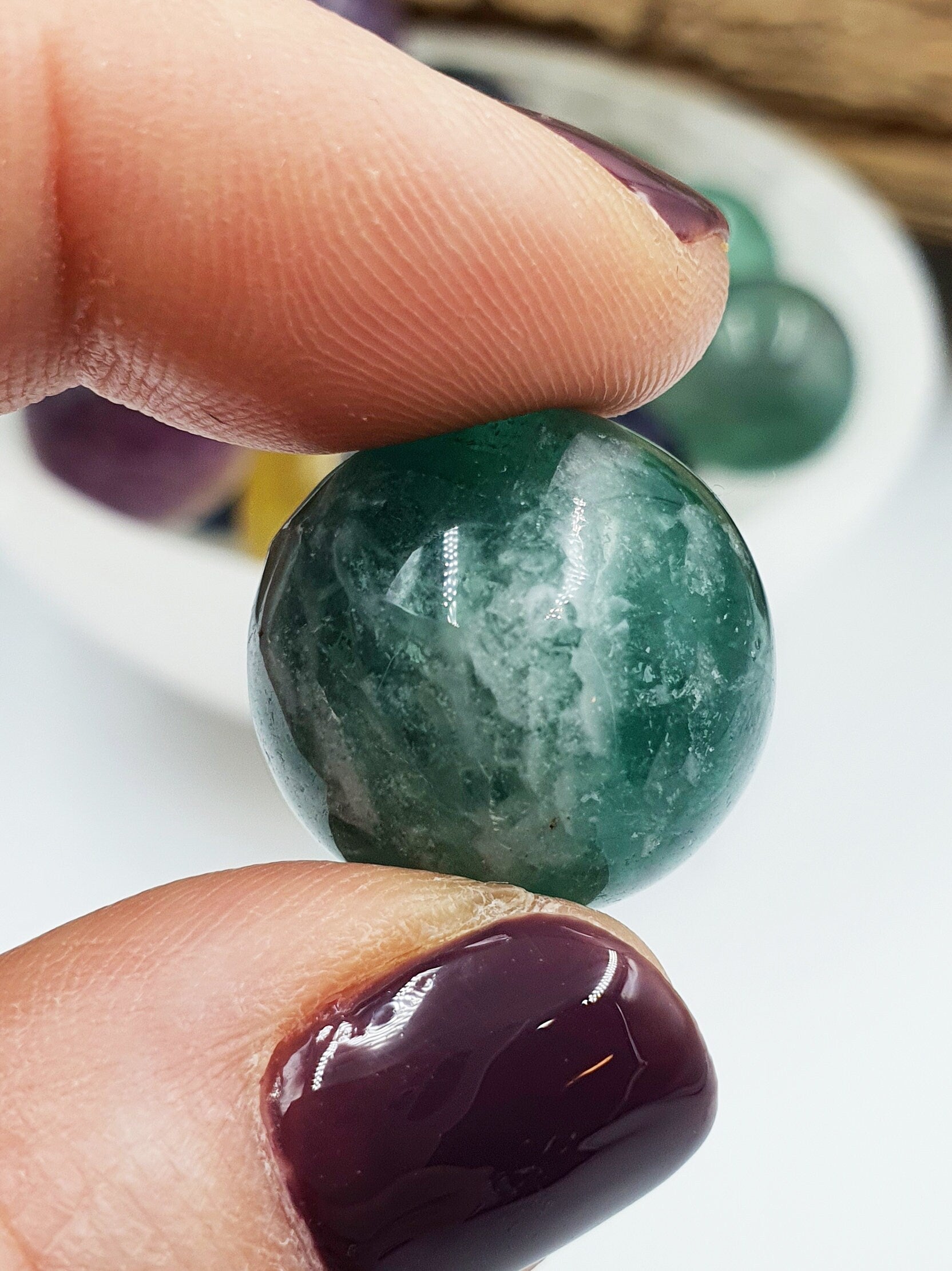 Fluorite Mini Sphere - approx 20mm