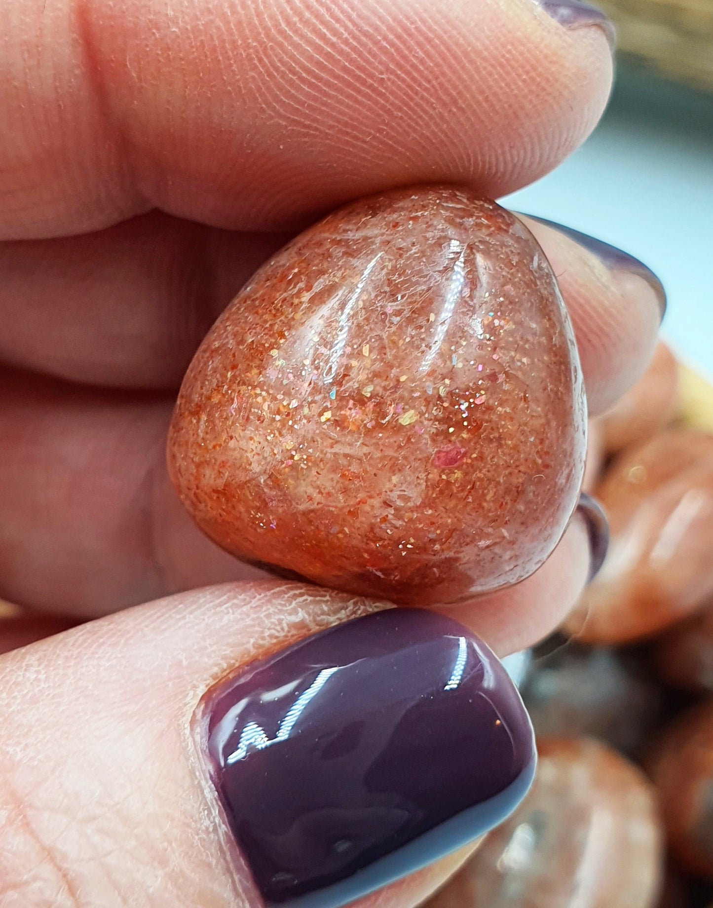 Sunstone Crystal Tumbles