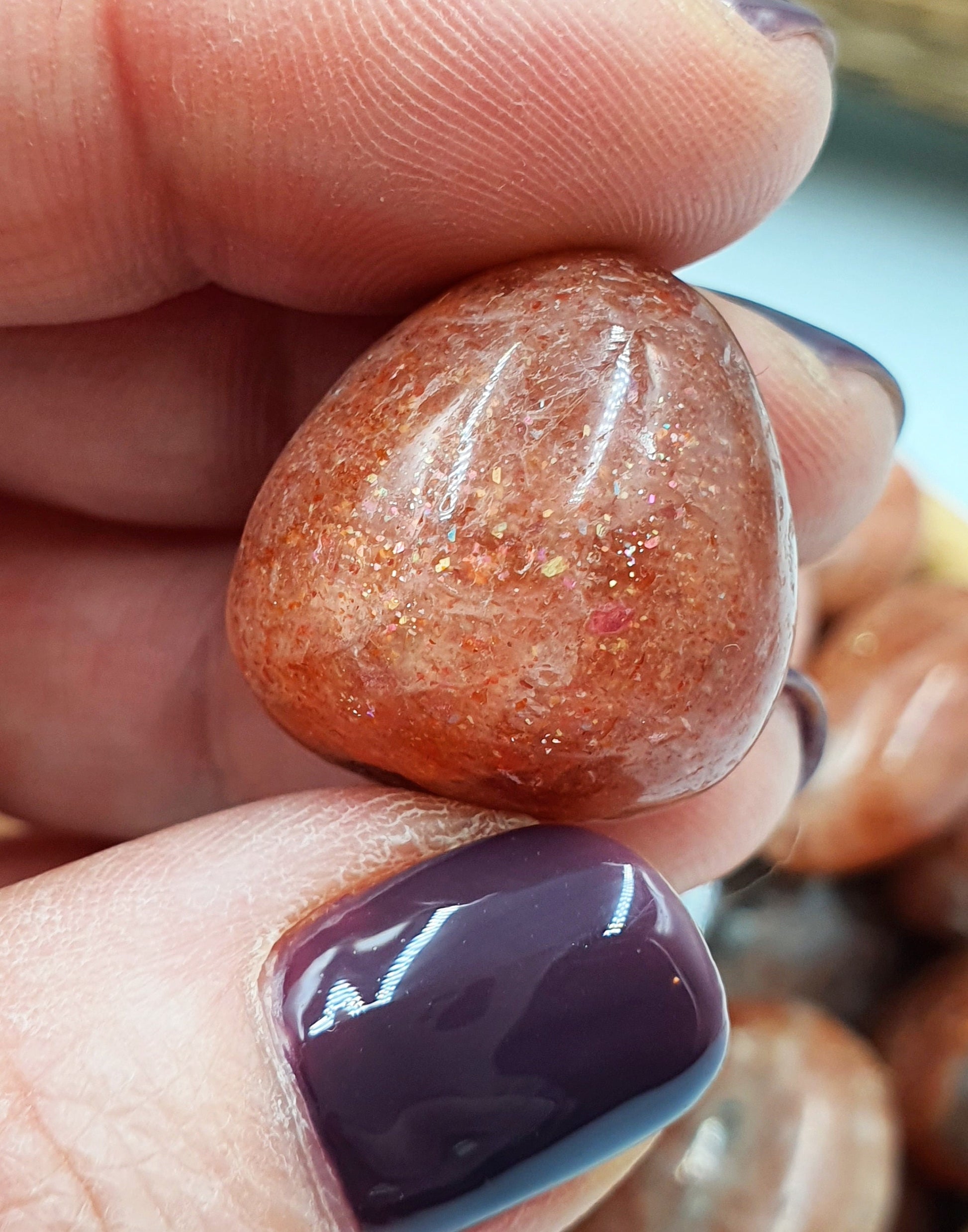 Sunstone Crystal Tumbles