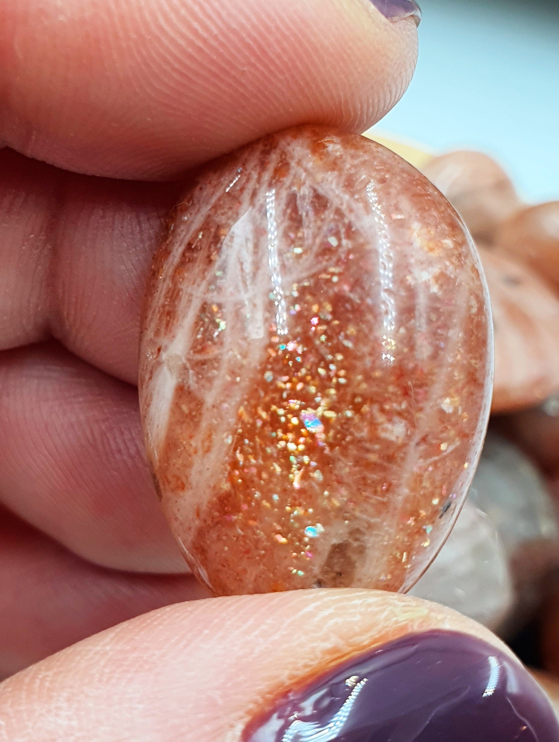 Sunstone Crystal Tumbles