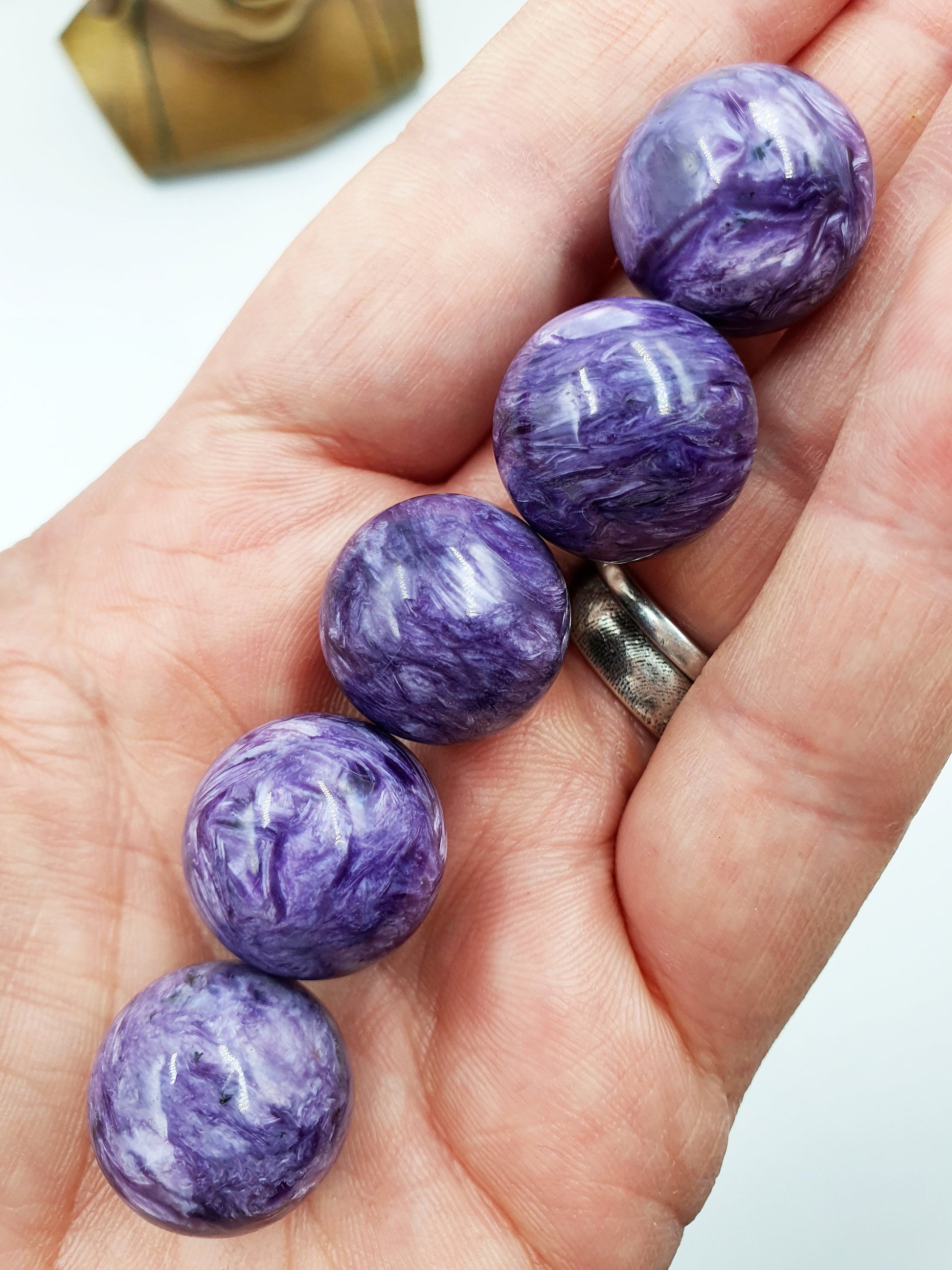 Charoite Mini Sphere - 18mm