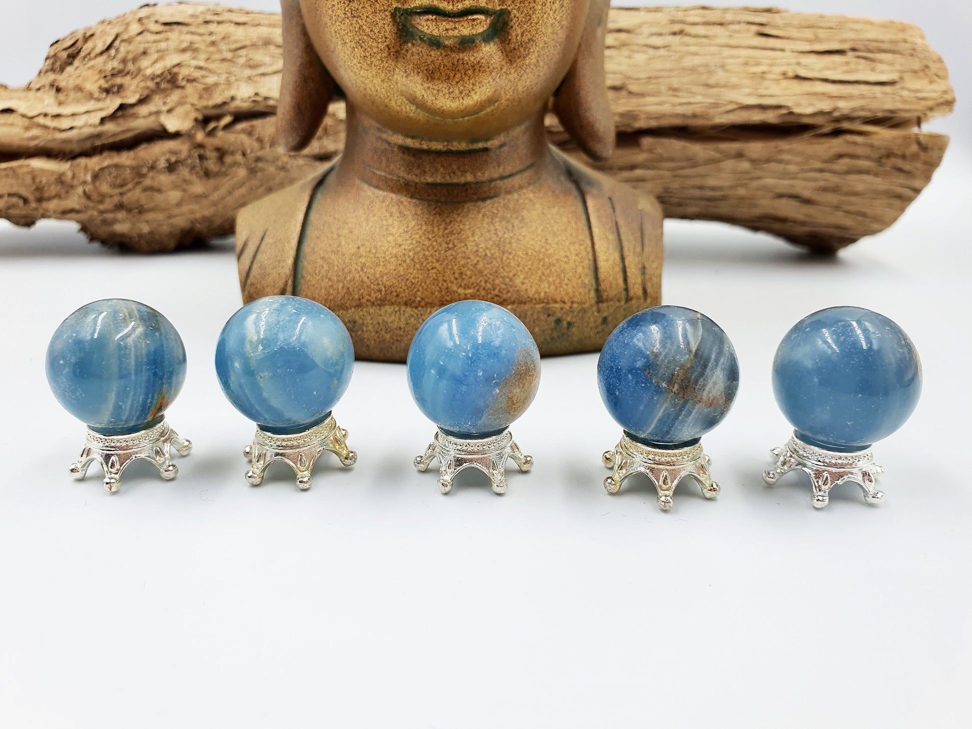 A Grade Blue Onyx Mini Crystal Sphere - 20mm