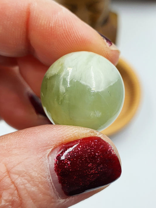 Green Jade Mini Sphere - 20mm