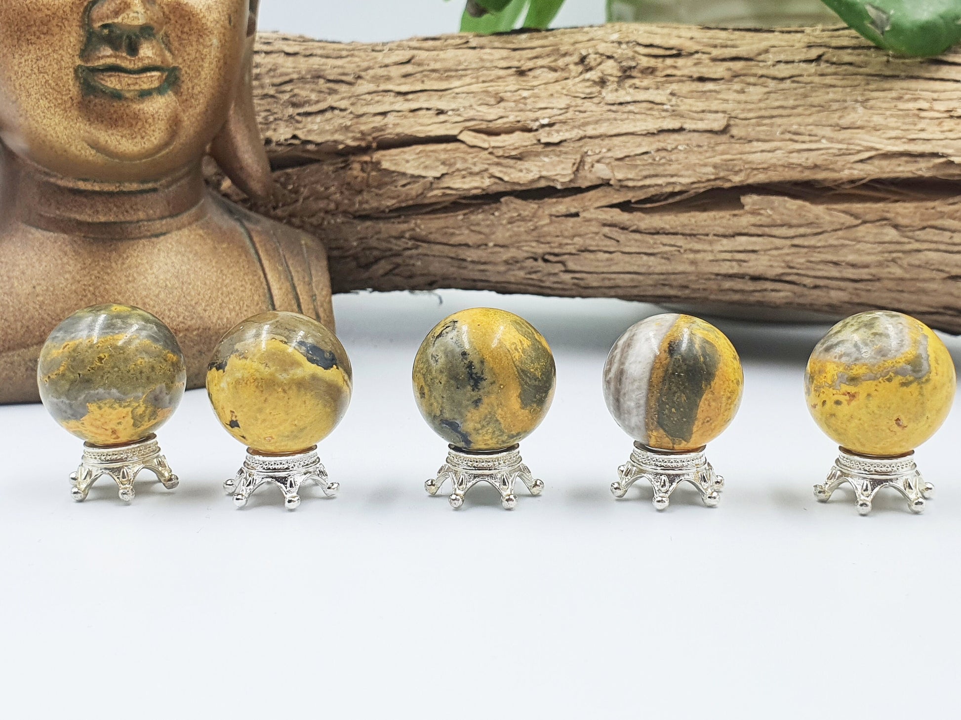 Beautiful High Grade Bumblebee Jasper Mini Spheres!