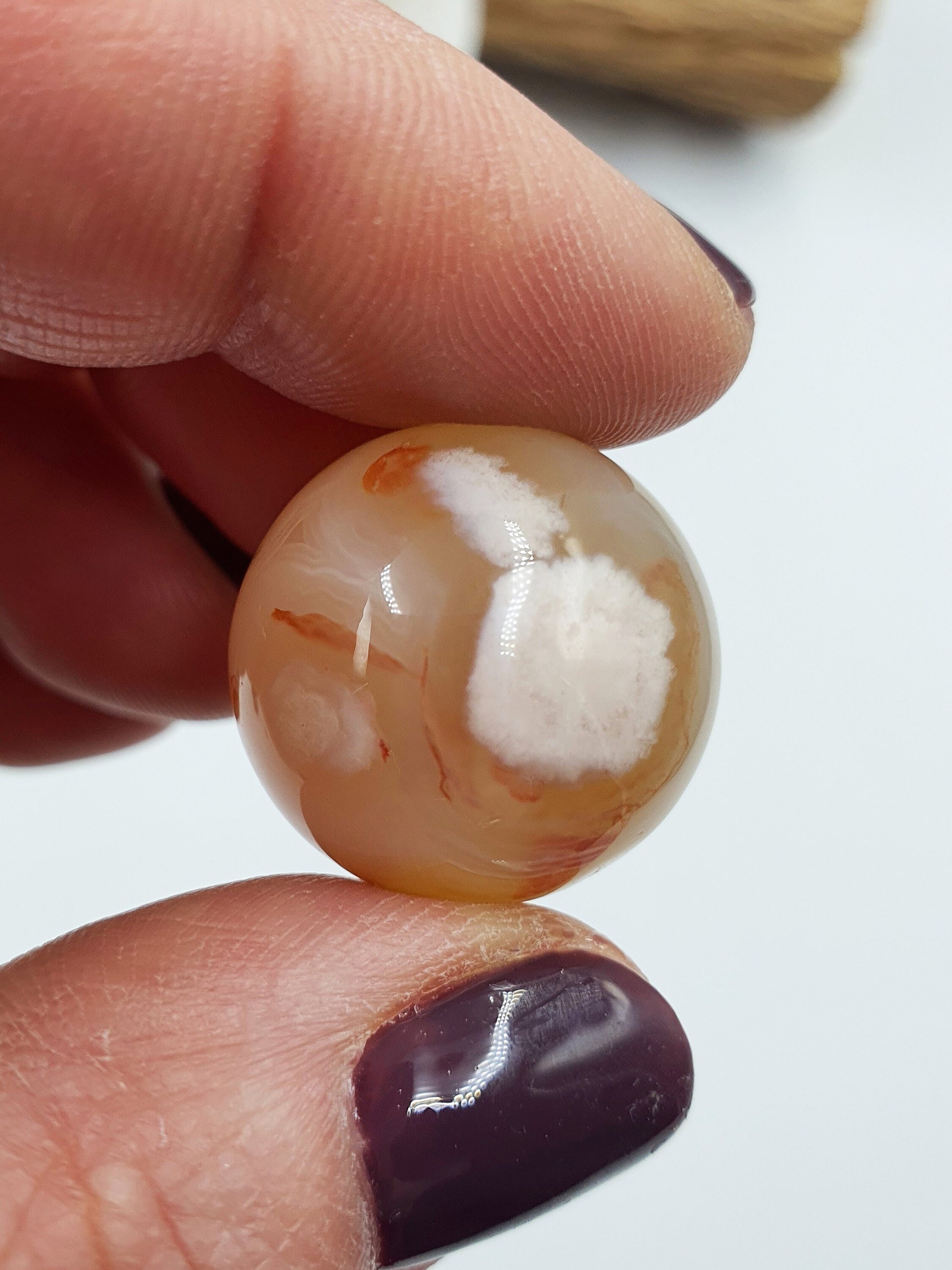 Flower Agate Mini Sphere -Only Small left in stock.