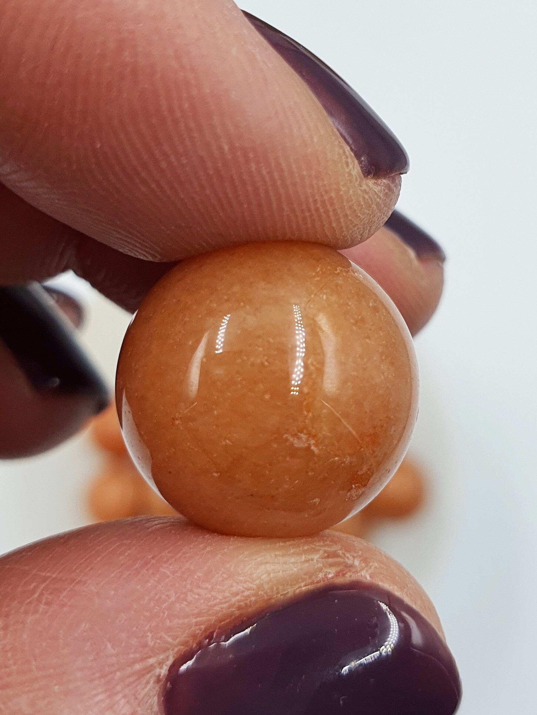 Red Aventurine Mini Sphere - approx 16mm
