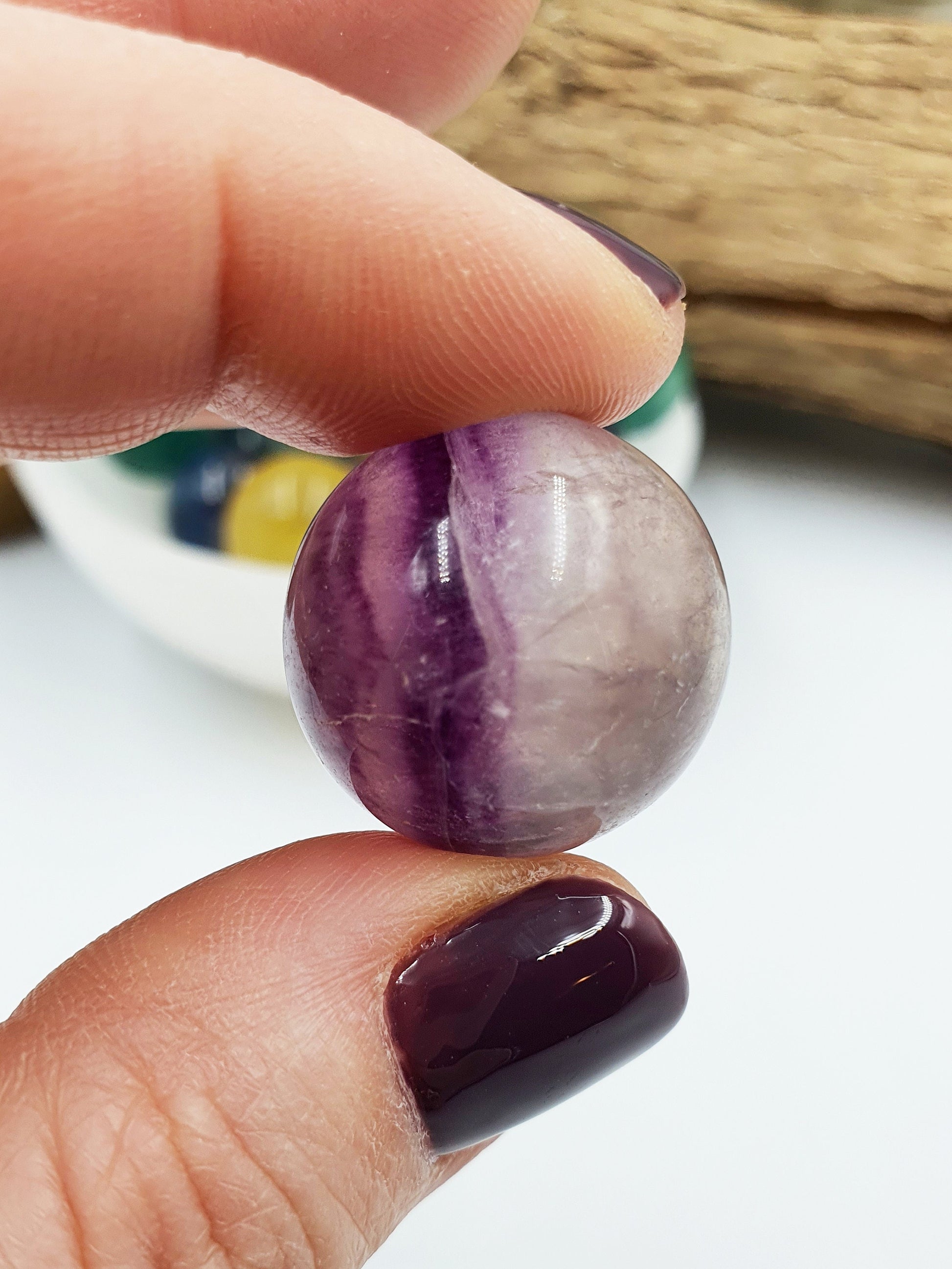 Fluorite Mini Sphere - approx 20mm