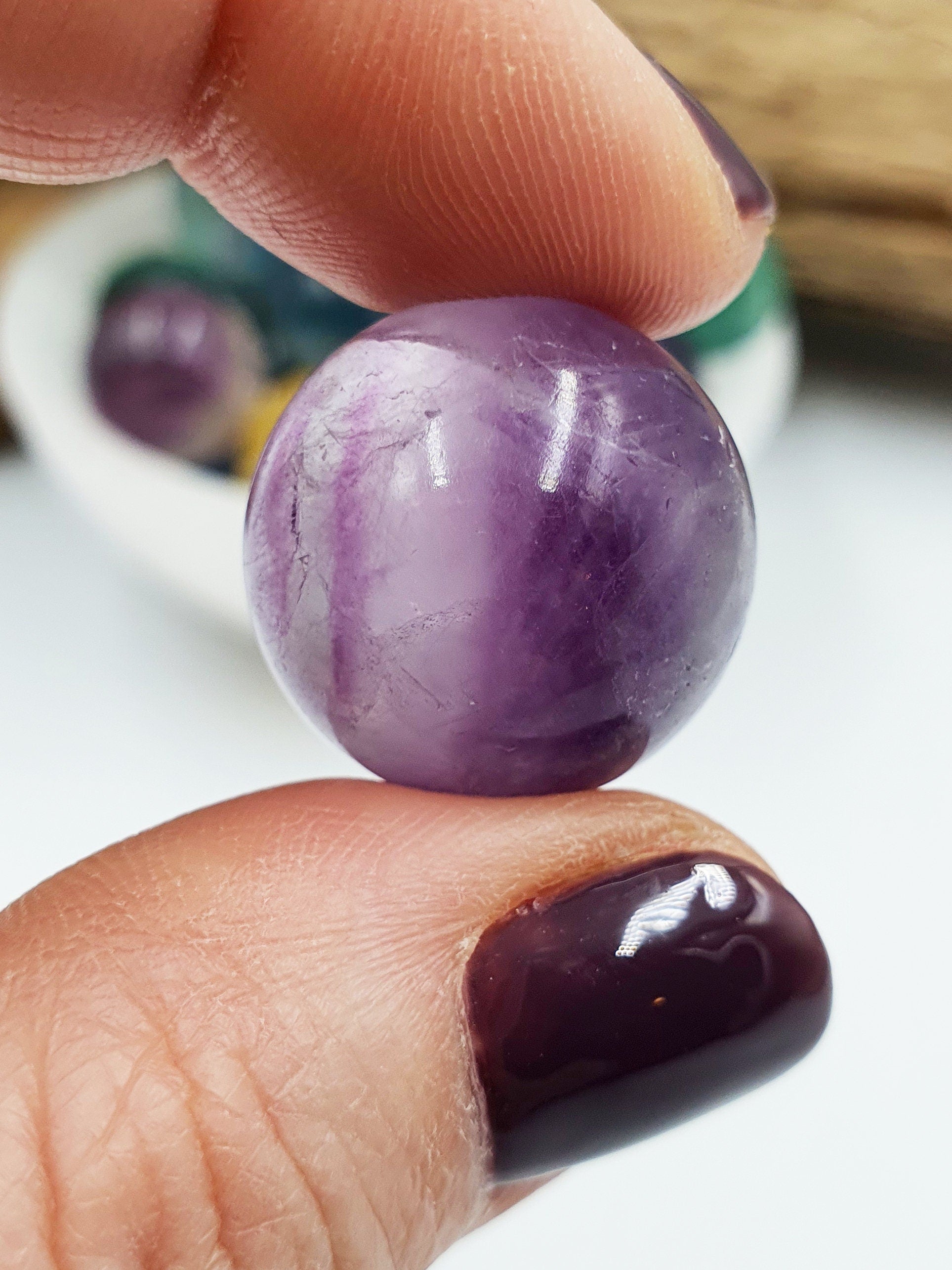 Fluorite Mini Sphere - approx 20mm