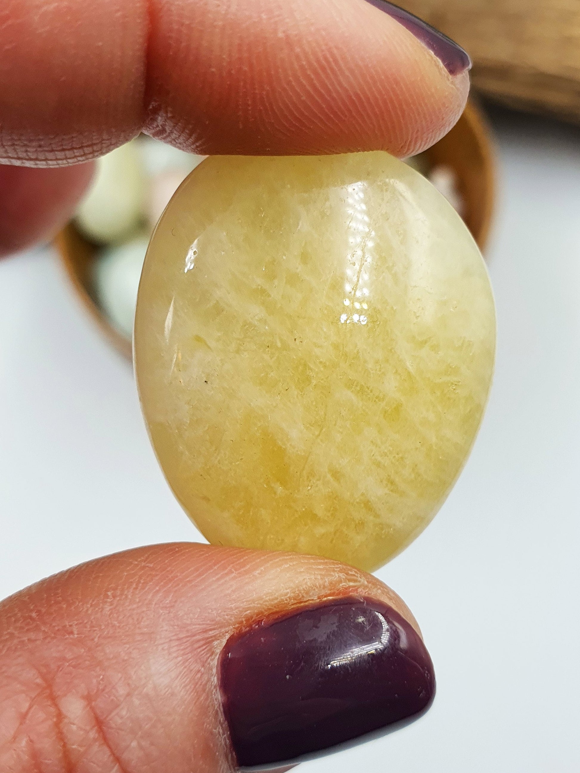Morganite Crystal Tumbles - Various sizes.