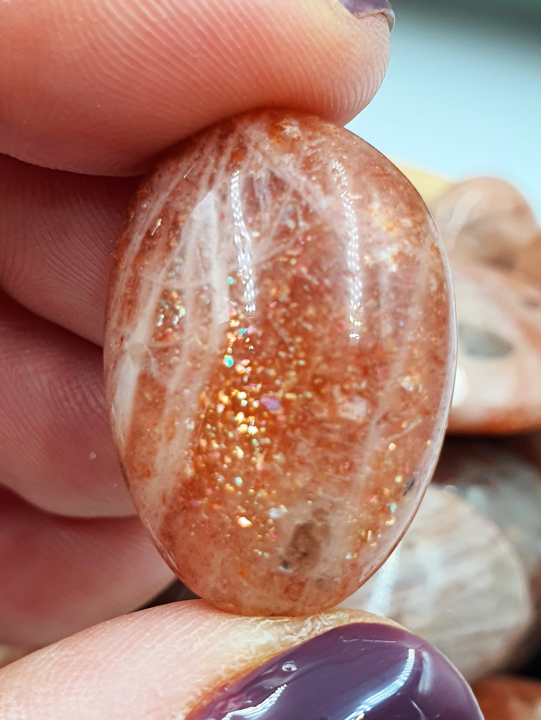Sunstone Crystal Tumbles