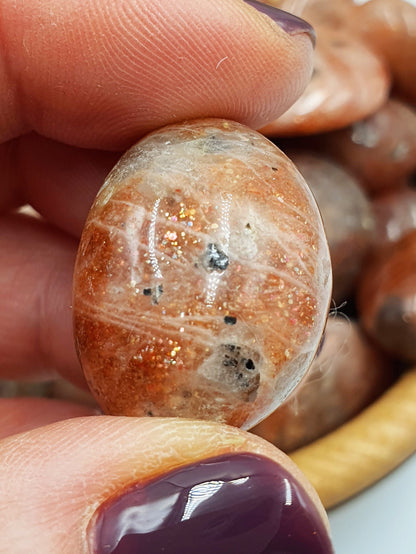 Sunstone Crystal Tumbles