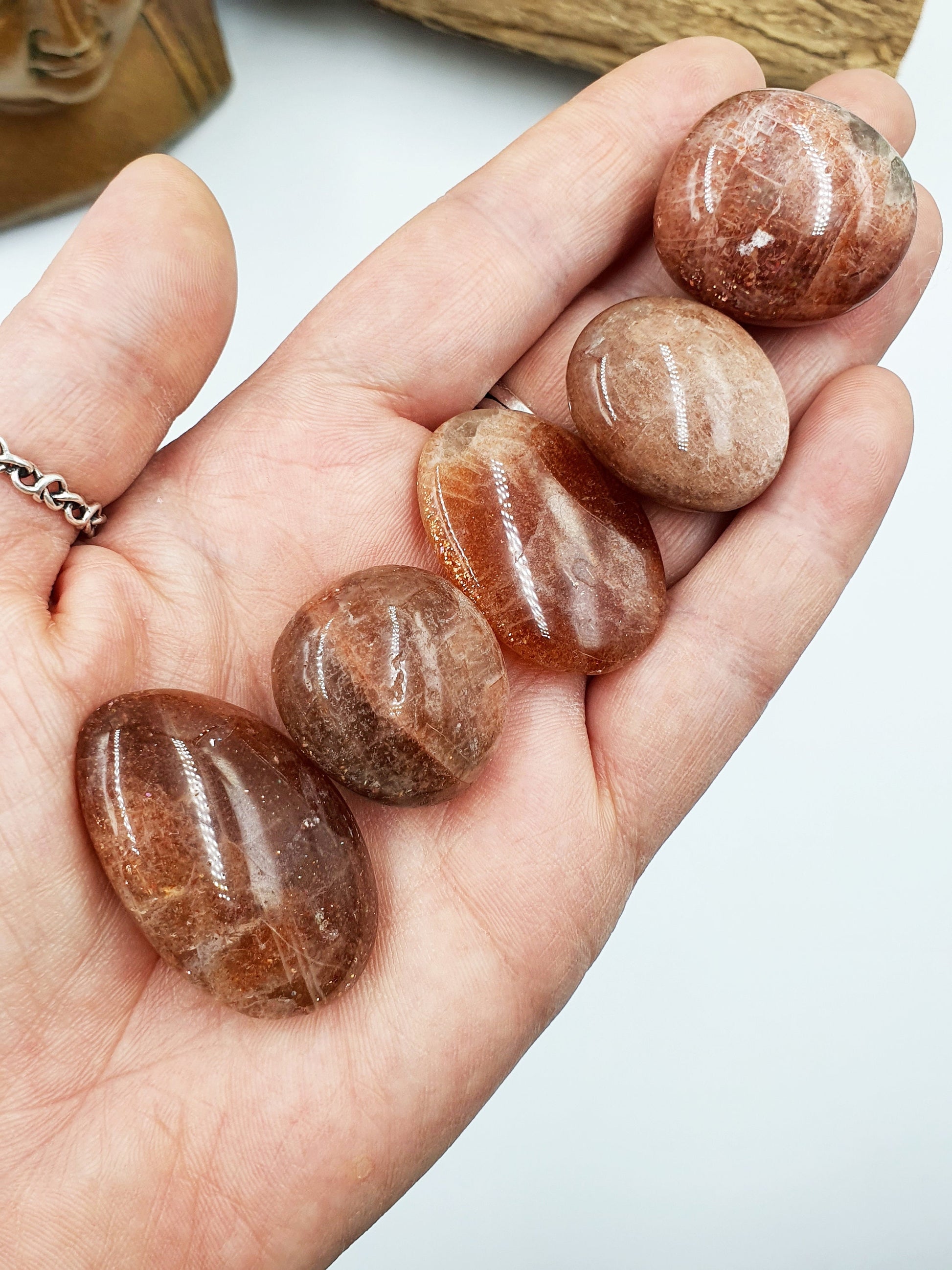 Sunstone Crystal Tumbles